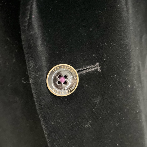 Ted Baker London Velour/Velvet Jacket ~ Size 8 - Picture 3 of 11